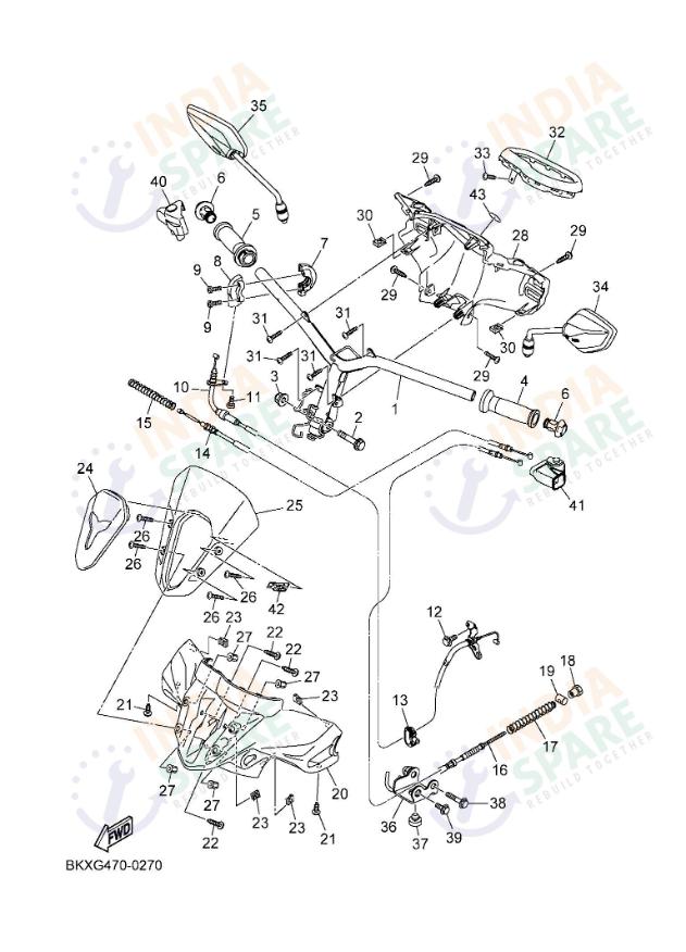 STEERING HANDLE & CABLE